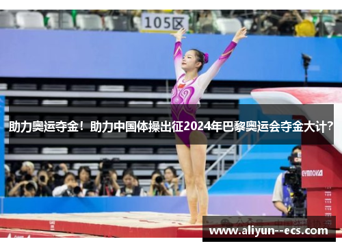 助力奥运夺金！助力中国体操出征2024年巴黎奥运会夺金大计？